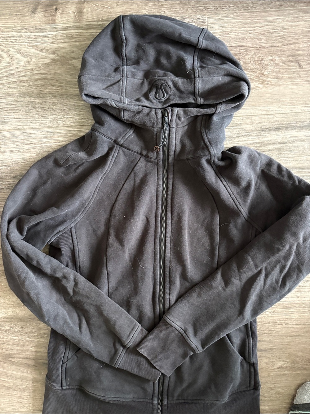 lululemon athletica Kids Dark Gray Hooded Zip Jacket